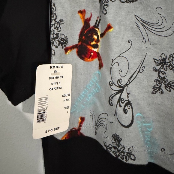 Disney Black and Gray Pirates Pajama Set - Picture 8 of 13